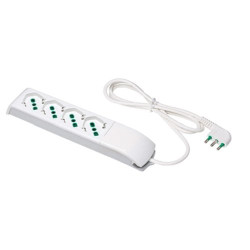 Multipresa 4x2pt sk bianco fido 410110 fme [fme ]