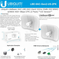 antenna ubiquiti litebeam 2u [nbe-5ac-gen2-eu]