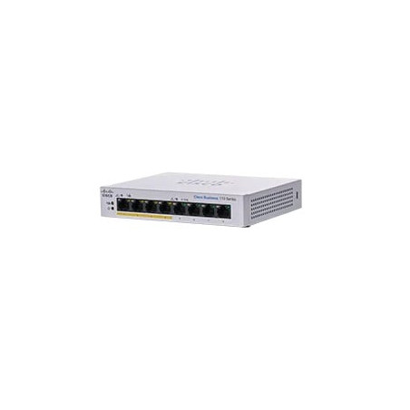 switch cisco cbs110 8gb poe 32w 8x10/100/1000 poe [cbs110-8pp-d-eu]