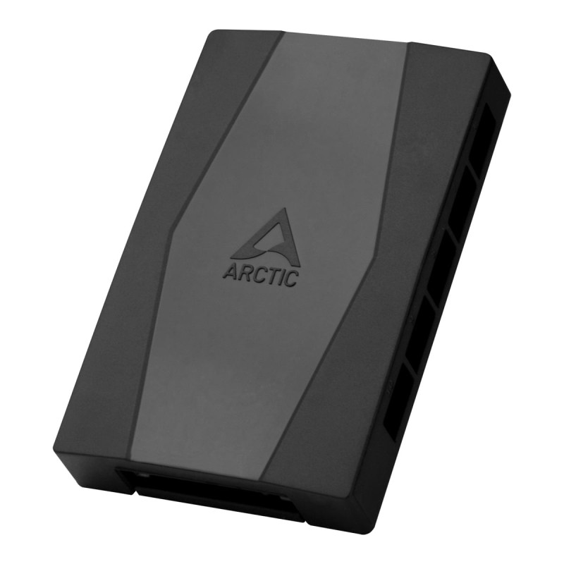 hub ventole arctic case fan hub nero