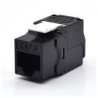 modulo keystone rj45 cat.6 utp 180 gradi nero [wpc-key-6up-tl/bl]