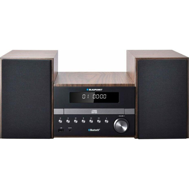 microsistema audio blaupunkt ms46bt per la casa marrone/nero