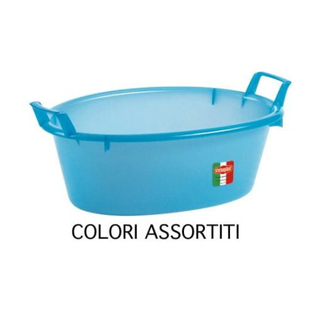 Bacinella stefanplast ovale polietilene bianca l 23 55 [stefanplast]