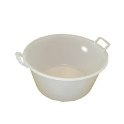 Bacinella stefanplast tonda polietilene bianca l 10 35 [stefanplast]