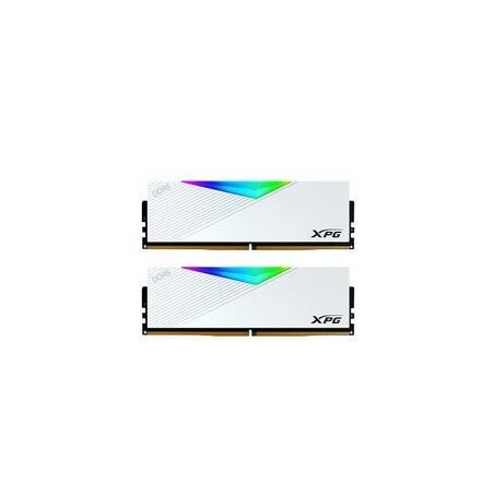 ram dimm ddr5 32gb adata 6000 mhz k2 lancer rgb bianco [ax5u6000c3016g-dclar]