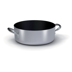 casseruola ballarini 2016.45 serie 2000 bassa 2 maniglie 45cm alluminato