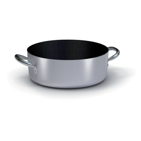 casseruola ballarini 2016.45 serie 2000 bassa 2 maniglie 45cm alluminato
