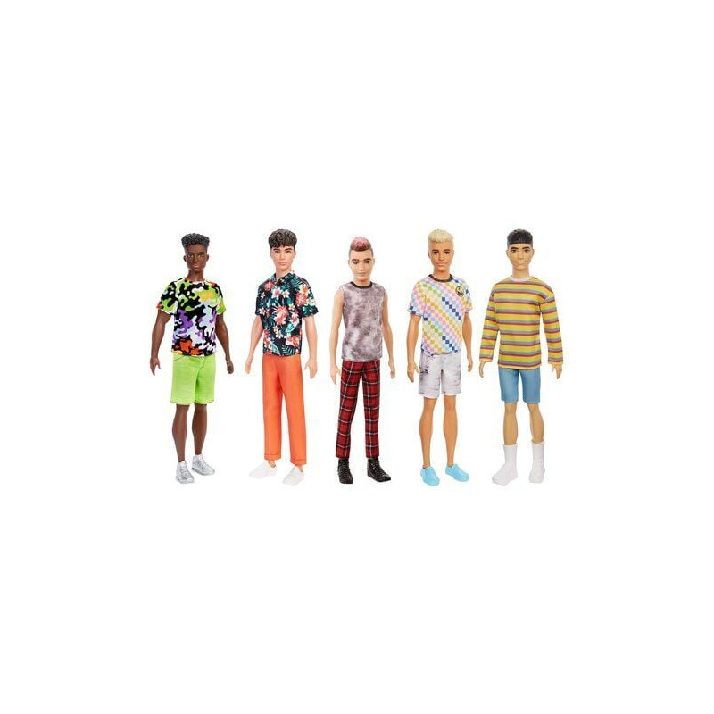 bambola mattel barbie ken fashionistas in assortimento [dwk44]