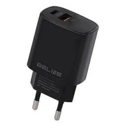 alimentatore da rete beline bln2cb20 20w 1xusb-c + 1xusb-a