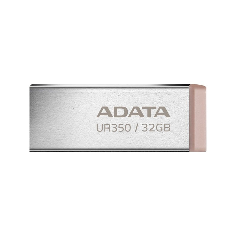 pen drive 32gb adata ur350 usb3.2 5gbps nichel/marrone [sgada3g32ur350n]