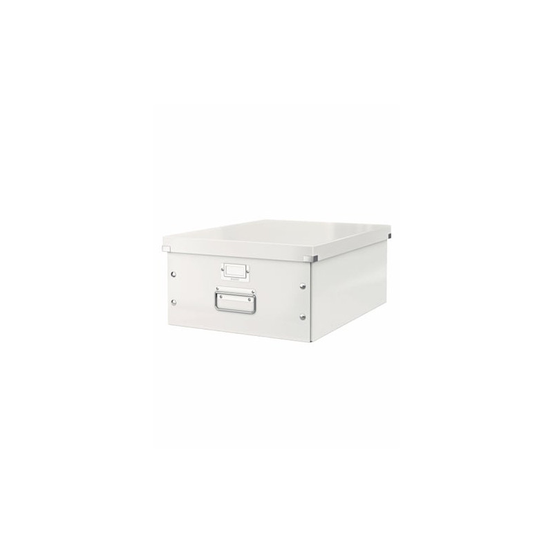 Scatola archivio con maniglie leitz grande clickstore bianco metal