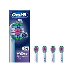 testina spazzolino elettrico braun oral-b pro 3d white 4pezzi