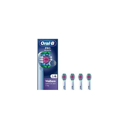 testina spazzolino elettrico braun oral-b pro 3d white 4pezzi