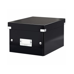 Scatola archivio con maniglie leitz piccola clickstore nero metal