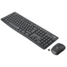 tastiera logitech mk295 silent + mouse senza fili ottico 1000dpi
