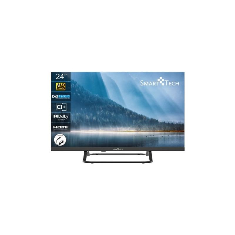 tv led 24'' smart-tech 24hn01vc hd 1366x768p smart tv
