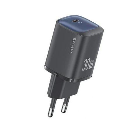 alimentatore da rete usams cc251 usb tipo c 30w nero [azusatlusa01446]