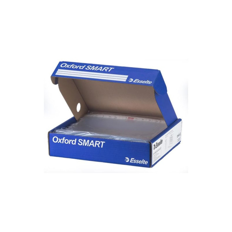 Buste trasparenti forate esselte 400 pz. 4x100 22x30 office smart