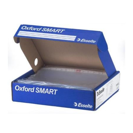 Buste trasparenti forate esselte 400 pz. 4x100 22x30 lucida office