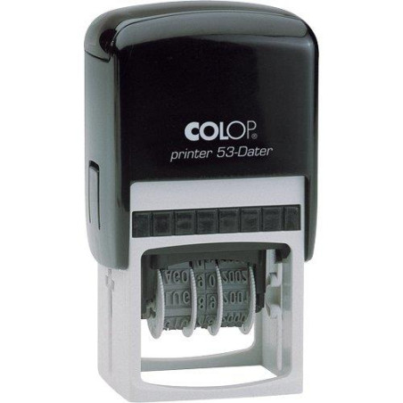 timbro autoinchiostrante colop pr53_dat 4mm 30x45mm nero [pr53_dat]