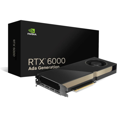 scheda video nvidia rtx 6000 ada 48gb gddr6 384bit nero [900-5g133-2550-000]