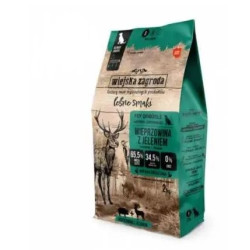 cibo secco per cani wiejska zagroda forest flavors maiale con cervo