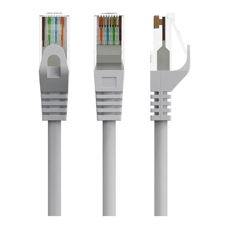 cavo di rete gembird patchcord cat 6 utp 0.25m grigio [akgemksp6ucu001]