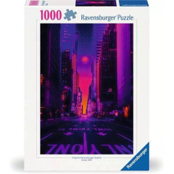 ravensburger - puzzle new york in neon (1000 pezzi) [12001436]