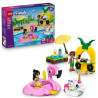 gioco da costruzione lego friends festa in piscina con unicorni e
