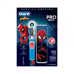 spazzolino elettrico oral-b vitality pro kids spiderman con custodia