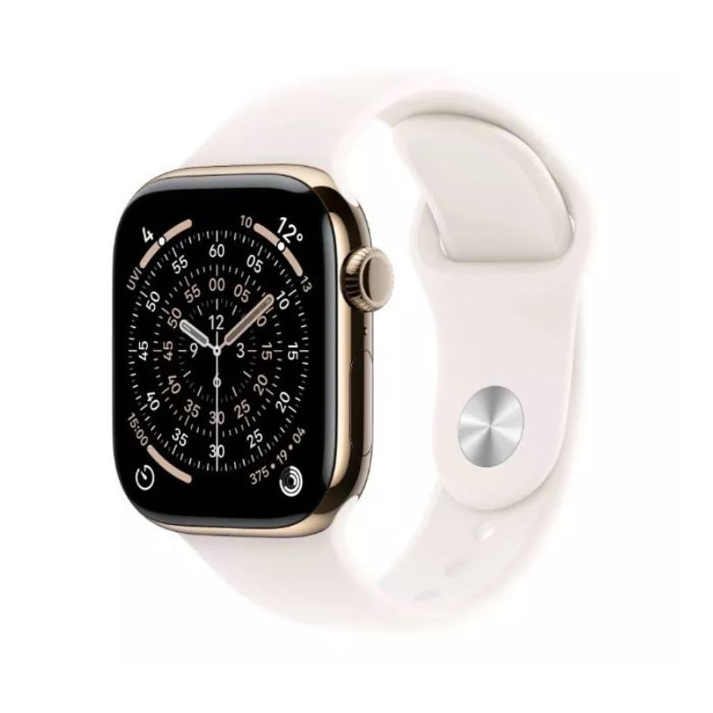 smartwatch apple watch11 gps + cellular 42mm oro/rosa chiaro [atappzas11mf8w4]