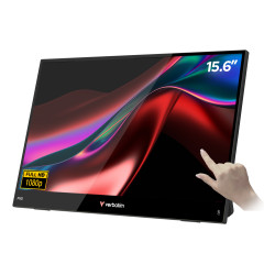 monitor touch 16'' verbatim full hd 1920x1080 10ms classe
