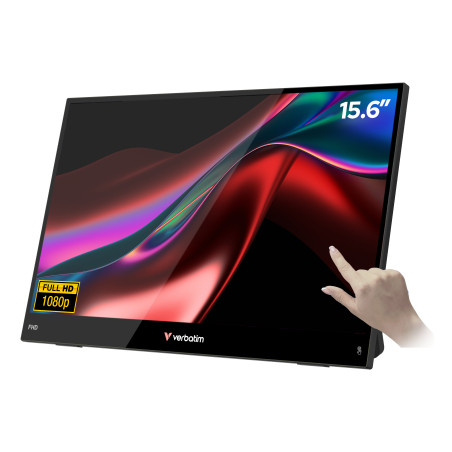 monitor touch 16'' verbatim full hd 1920x1080 10ms classe