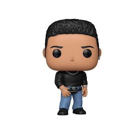 figurina funko wwe dwayne the rock johnson fanny 9cm nero/blu