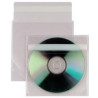 busta porta cd sei rota 25 pz. in ppl 12,5x12cm insert con patella