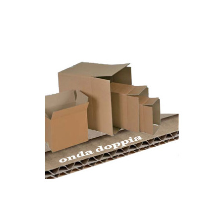 scatola cartone per imballo avana onda doppia p430xl304xh273mm pz: