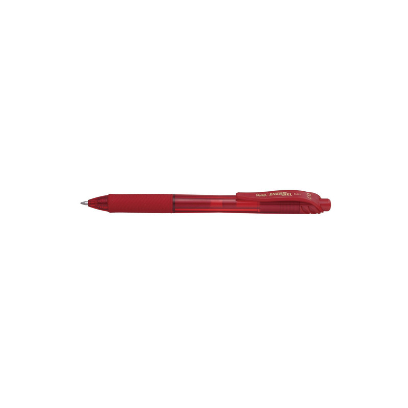 roller a scatto energel x bl107 rosso 0.7mm pentel pz: 12 [bl107-bx]
