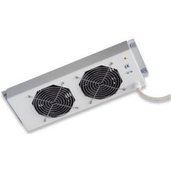 gruppo di 2 ventole a soffitto senza termostato per rack 19''