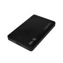 box hard disk 2,5 logilink usb 3.0/sata nero alu senza viti [ua0256]