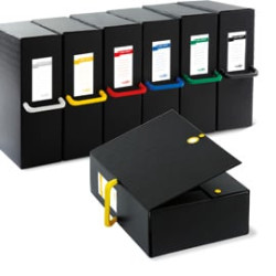 Scatola progetto sei rota big next 120 nero/blu 25x35cm - dorso