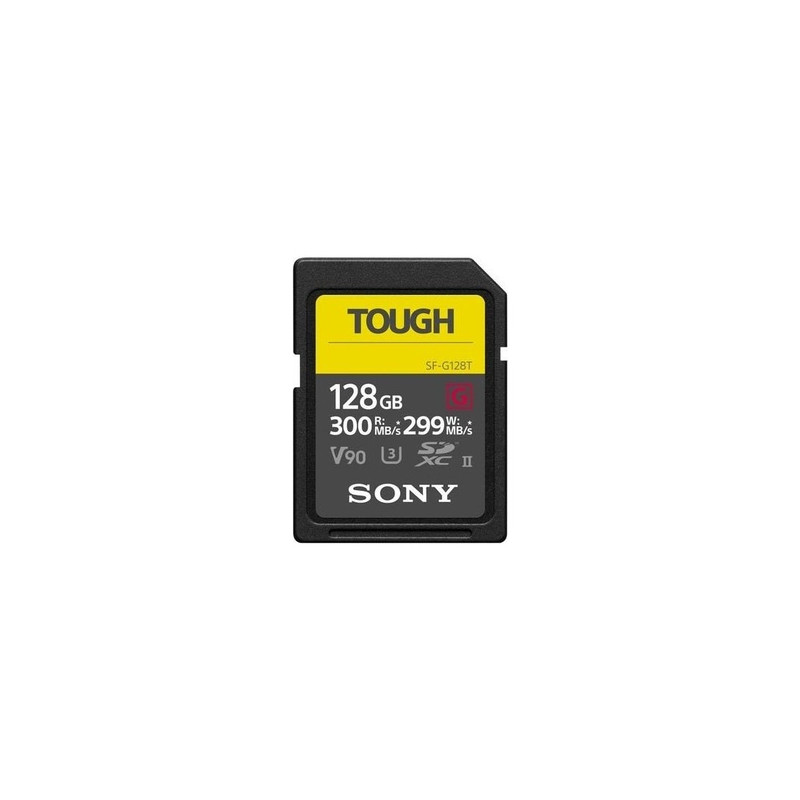 128gb scheda sdxc sony pro tough class 10 uhs-ii u3 [sfg1tg]