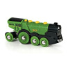 brio 33593 grande locomotiva verde a batteria [33593]