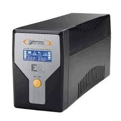 gruppo di continuita' infosec ups e2 600va lcd con 4 prese iec