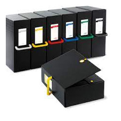 Scatola progetto sei rota big next 200 nero/blu 25x35cm - dorso