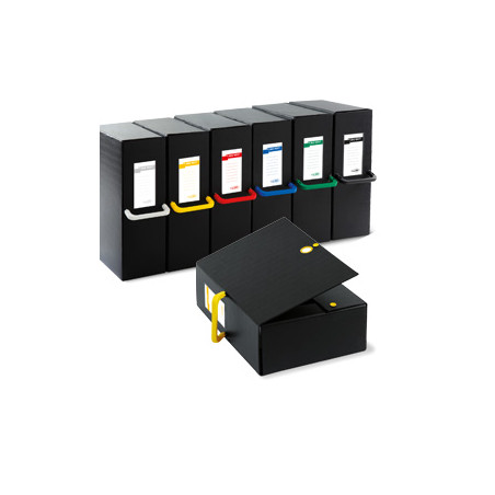 Scatola progetto sei rota big next 200 nero/giallo 25x35cm -