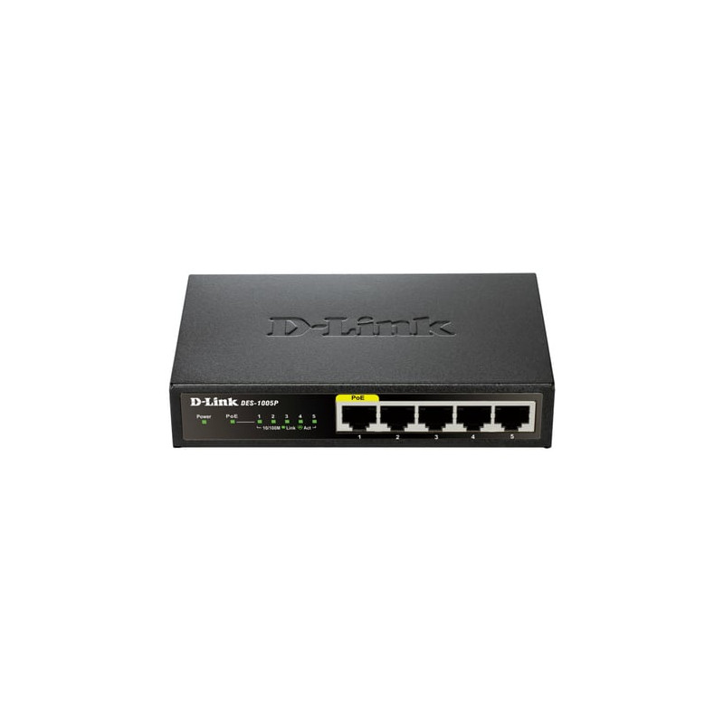 switch d-link dgs-1005p 5xgbe (4xpoe+ 60w) [nudlisw5p000004]