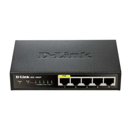 switch d-link dgs-1005p 5xgbe (4xpoe+ 60w) [nudlisw5p000004]
