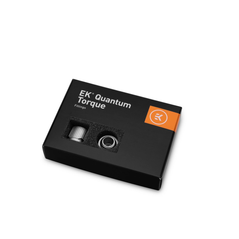 raccordo ek water blocks ek quantum torque stc 10/16mm argento satinato