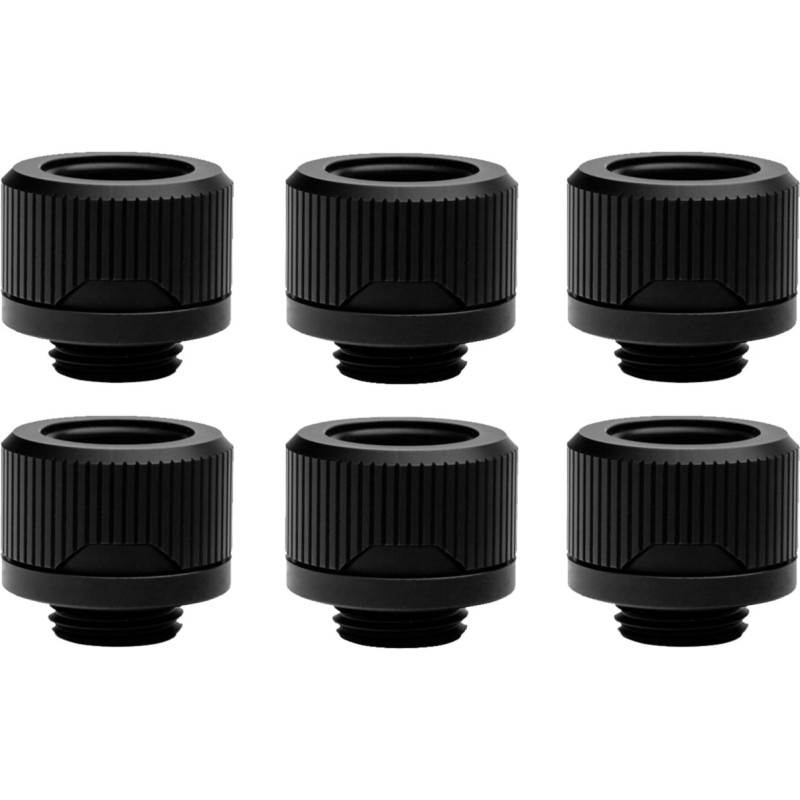 ek-quantum torque ek water bloks 6-pack hdc 14 nero [3831109824450]