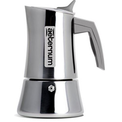caffettiera bialetti aeternum divina 3 tazze acciaio inossidabile/grigio